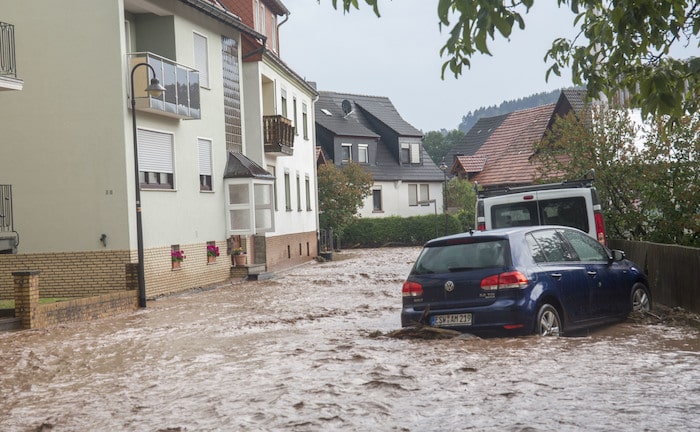 Wie Überschwemmungen durch Starkregen versichert sind